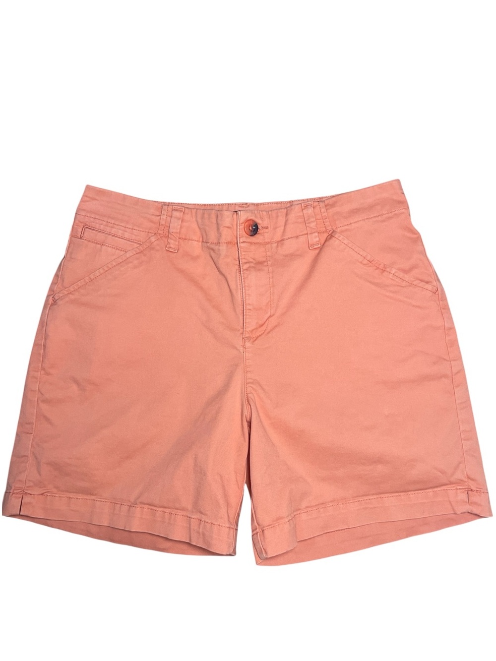 Cotton Straight Fit Coral Women’s Shorts Size 10